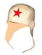 Шапка \"ШЛЕМАФОН\" белая с вышивкой (арт.302400)