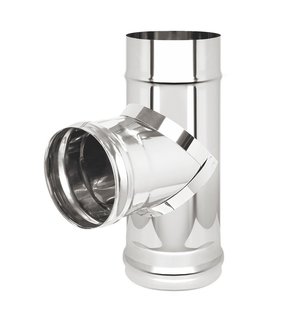 Тройник нерж. (AISI 304/0,5мм) 90* д.150