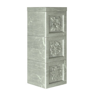 Облицовка дымохода Талькохлорит, Резная 1 (280х280х750 S-50)