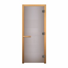 ДС Сатин Матовая 1900х700мм (8мм, 3 петли 710) (Магнит) (ОСИНА) правая