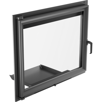 Дверца в сборе DRZWI/AMELIA (рама+дверка+ручка+зольник)