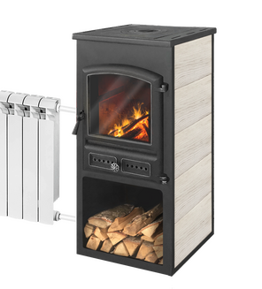 Камин ЭТНА (БКД) с плитой и т/о \"Бежевый\" ?115мм