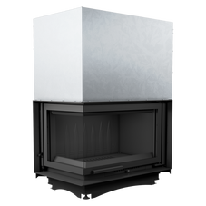 Каминная топка Oliwia/L/BS/G (угловое стекло слева, гильотина)