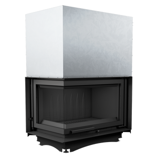 Каминная топка Oliwia/L/BS/G (угловое стекло слева, гильотина)