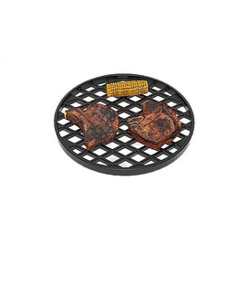 Решетка чугунная круглая "СТЕЙК" ?314мм