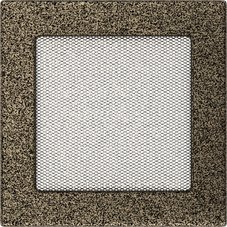 Решетка Черная/Золото (17*17) 17CZ