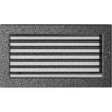 Решетка Черная/Серебро с задвижкой (17*30) 30CSX