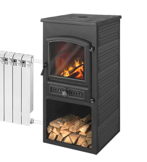 Камин ЭТНА (БКД) с плитой и т/о \"Антрацит\" ?115мм