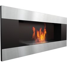 Биокамин DELTA2/CZARNY/HORIZONTAL/TUV (Черный) (900*400)