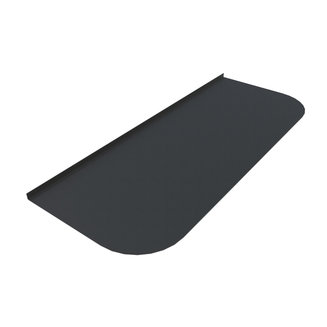 Лист предтопочный Везувий, 2мм, черный 400*1000*2 R135