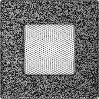 Решетка Черная/Серебро (11*11) 11CS