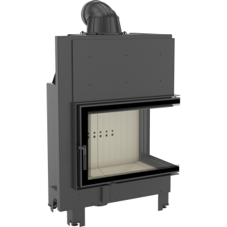 Каминная топка стальная MBA/P/BS/SG (гнутое стекло) (17 кВт)