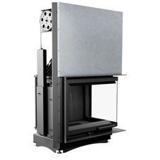 Каминная топка Amelia/P/BS/G (угловое стекло справа,гильотина)