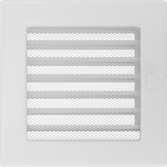 Решетка Белая с задвижкой (17*17) 17BX