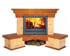 Каминная облицовка ODISEUSZ (мрамор кол., угловая)