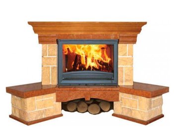 Каминная облицовка ODISEUSZ (мрамор кол., угловая)