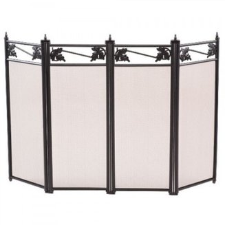 Экран каминный C04044BK (черный по краю лепесток)