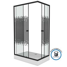 Душевой уголок Niagara NG-012-14QBLACK (120х80х195)