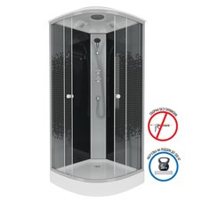 Душевая кабина Niagara NG-4502-14BLACK (100х100х215)