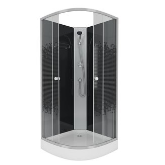 Душевая кабина Niagara NG-4501-14BK (90х90х200)