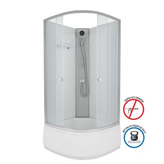 Душевая кабина Niagara NG-7308-14BK (90х90х200)