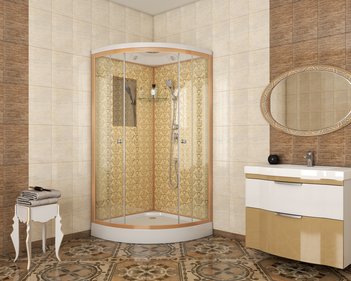 Душевая кабина Niagara Luxe NG-7701G (900x900х2100)