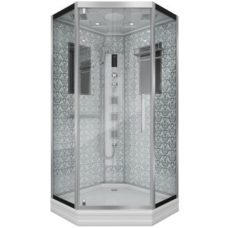 Душевая кабина Niagara Luxe NG-7717W (1000x1000х2150)