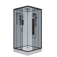 Душевая кабина Niagara Premium NG-6901-01GQ BLACK (900х900х2100)