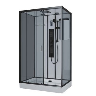 Душевая кабина Niagara Premium NG-6912-01GQL BLACK (1200х800х2100)