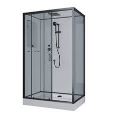 Душевая кабина Niagara Premium NG-6912-01QR BLACK (1200х800х2100)