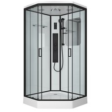 Душевая кабина Niagara Premium NG-6901-01GD BLACK (900х900х2200)