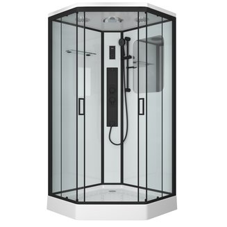 Душевая кабина Niagara Premium NG-6901-01GD BLACK (900х900х2200)