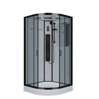 Душевая кабина Niagara Premium NG-6901-01G BLACK (900х900х2100)