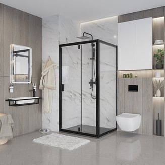 Душевое ограждение NG-83-9AB-A90B (90*90*190) Niagara Nova