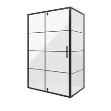 Душевое ограждение NG-0220-08 BLACK (1200х800х1900) Niagara Nova