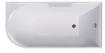 Ванна пристенная GR-2202R (75x170x56) GROSSMAN