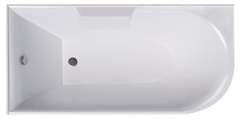 Ванна пристенная GR-2201L (75x150x56) GROSSMAN