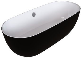 Ванна отдельностоящая GR-2501 M Black (80x170x58) GROSSMAN