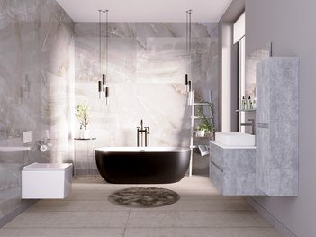 Ванна отдельностоящая GR-2501 M Black (80x170x58) GROSSMAN