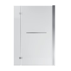 Шторка для ванны GR-108 (15х80*140) алюминиевый профиль, стекло ПРОЗРАЧНОЕ 6мм