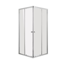 Душевое ограждение GR-9090 Solis (90*90*190) квадрат, двери раздвижные