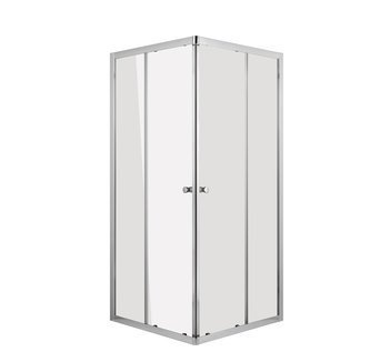 Душевое ограждение GR-8080 Solis (80*80*190) квадрат, двери раздвижные