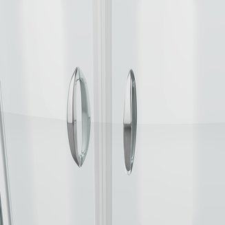 Душевое ограждение GR-9120R Classic 120*80*185 с ПОДДОНОМ двери раздвижные