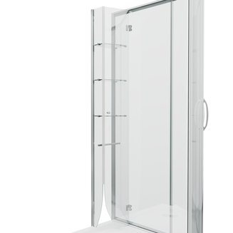 Душевое ограждение GR-9120R Classic 120*80*185 с ПОДДОНОМ двери раздвижные