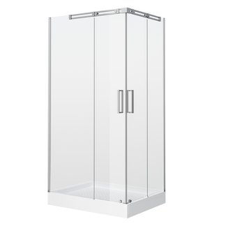 Душевое ограждение GR-3110L Galaxy 110*80*190 прямоугольник, двери раздвижные