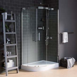 Душевое ограждение GR-4110R Galaxy 110*80*190 двери раздвижные