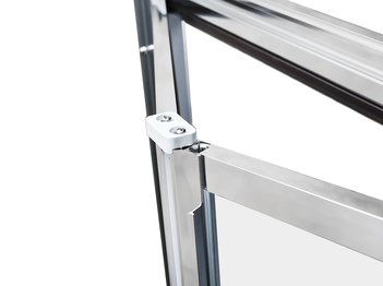 Душевое ограждение GR-8080 Alba2 (80*80*190) квадрат, складывающаяся дверь из двух частей