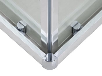 Душевое ограждение GR-1010 Solis (100*100*190) квадрат, двери раздвижные