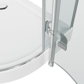 Душевое ограждение GR-5090 Style 90*90*190 полукруг, дверь распашная