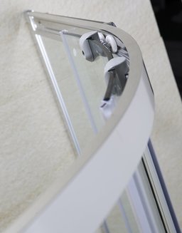 Душевое ограждение GR-0090 Classic 90*90*190 полукруг, двери раздвижные